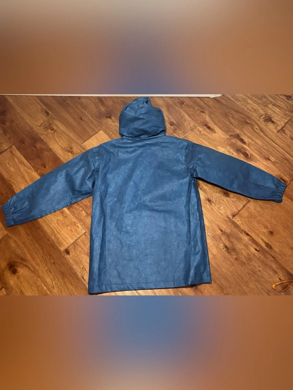NEW Frog Toggs Polly Woggs 2-Piece Rain Jacket Suit Youth Large Blue/Black